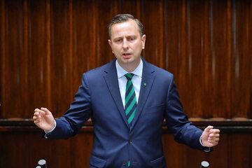 Władysław Kosiniak-Kamysz na sali plenarnej Sejmu