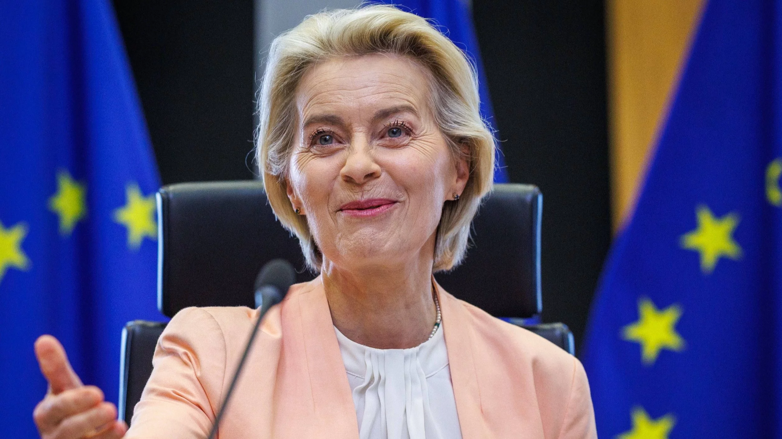 Przewodnicząca Komisji Europejskiej, niemiecka polityk Ursula von der Leyen