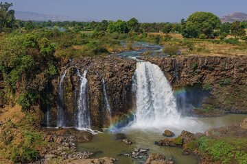 Wodospad na Nilu Błękitnym w pobliżu miasta Bahir Dar w Etiopii