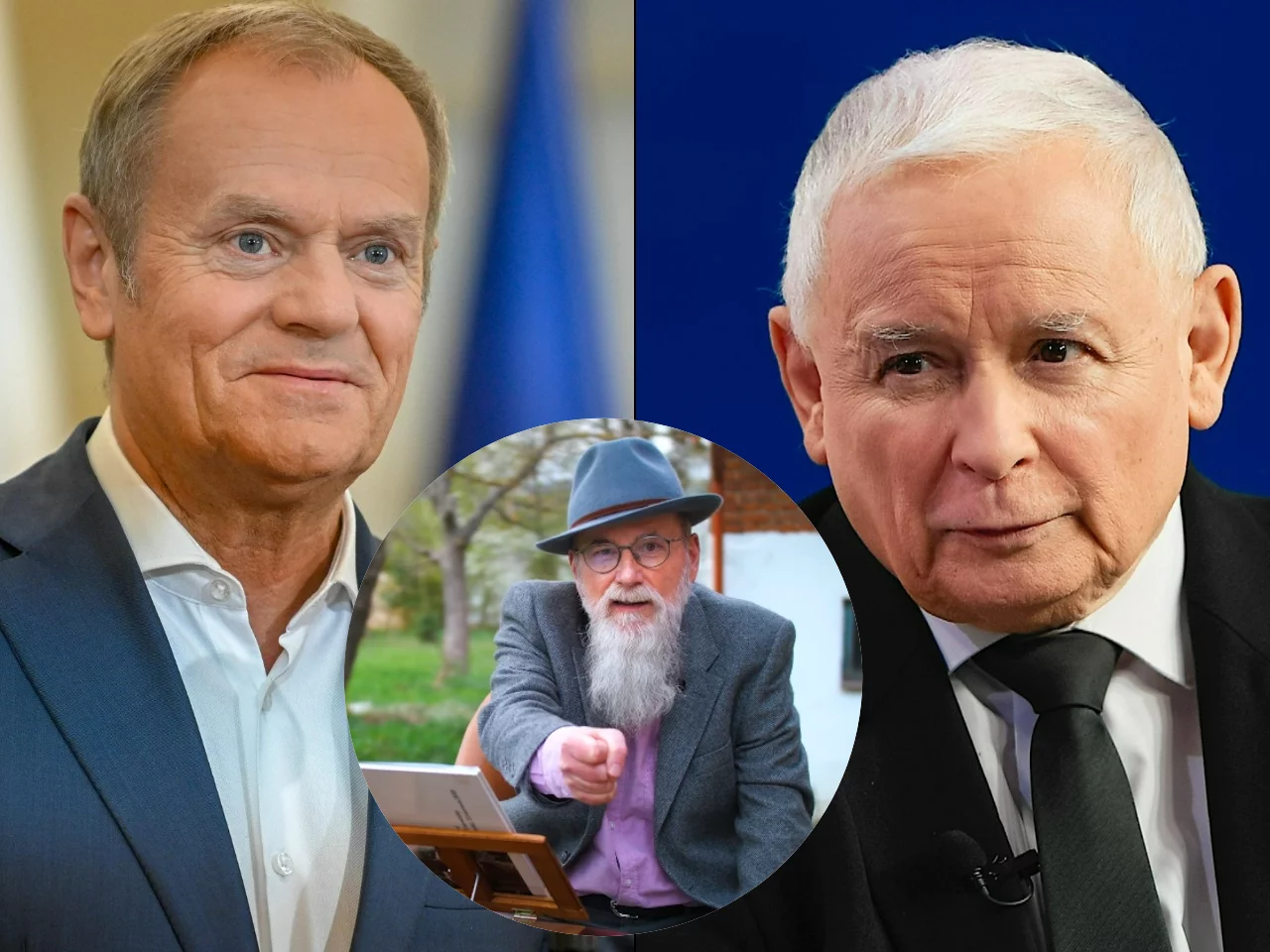 Donald Tusk i Jarosław Kaczyński. Jan Rokita. Zdj. ilustracyjne