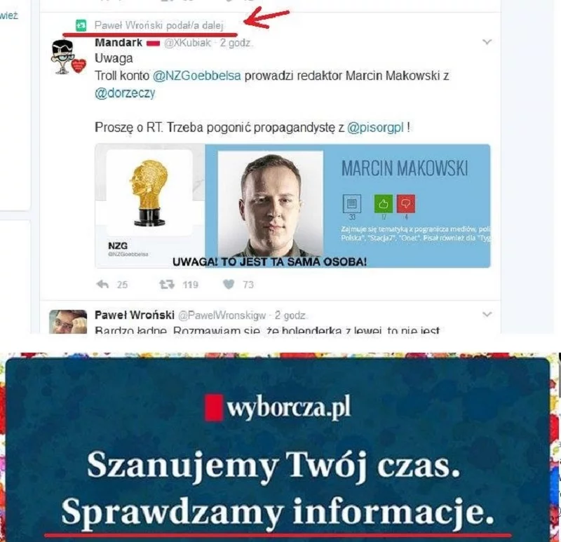 #Fakenews o Marcinie Makowskim