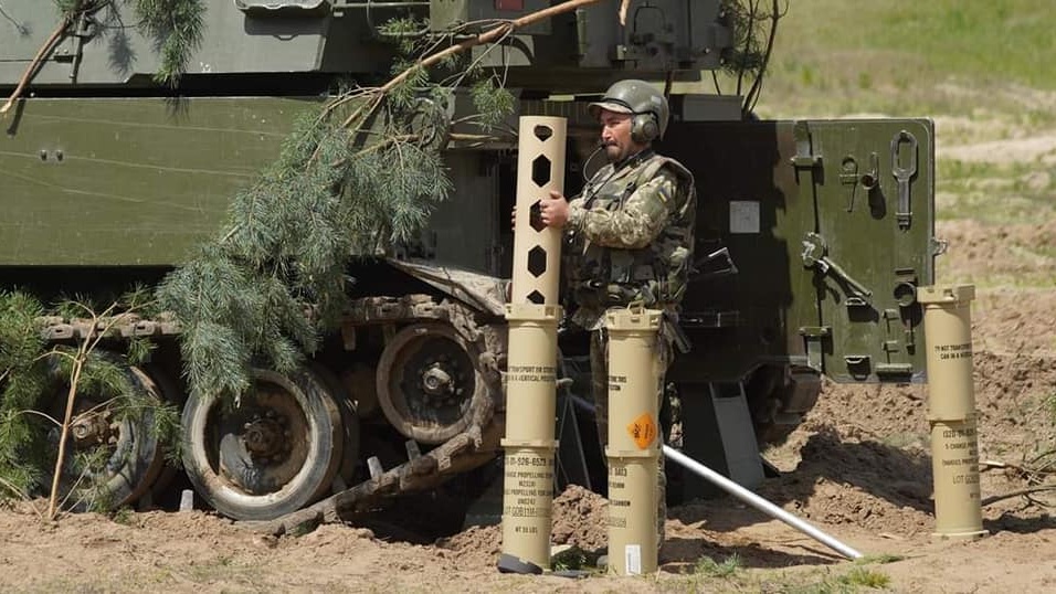 Samobieżna haubica M109A3GN podarowana Ukrainie przez Norwegię