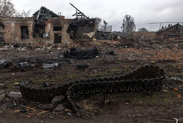 Wojna na Ukrainie. Zniszczenia w obwodzie sumskim.