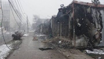Wojna Rosji z Ukrainą. Zbombardowany Mariupol
