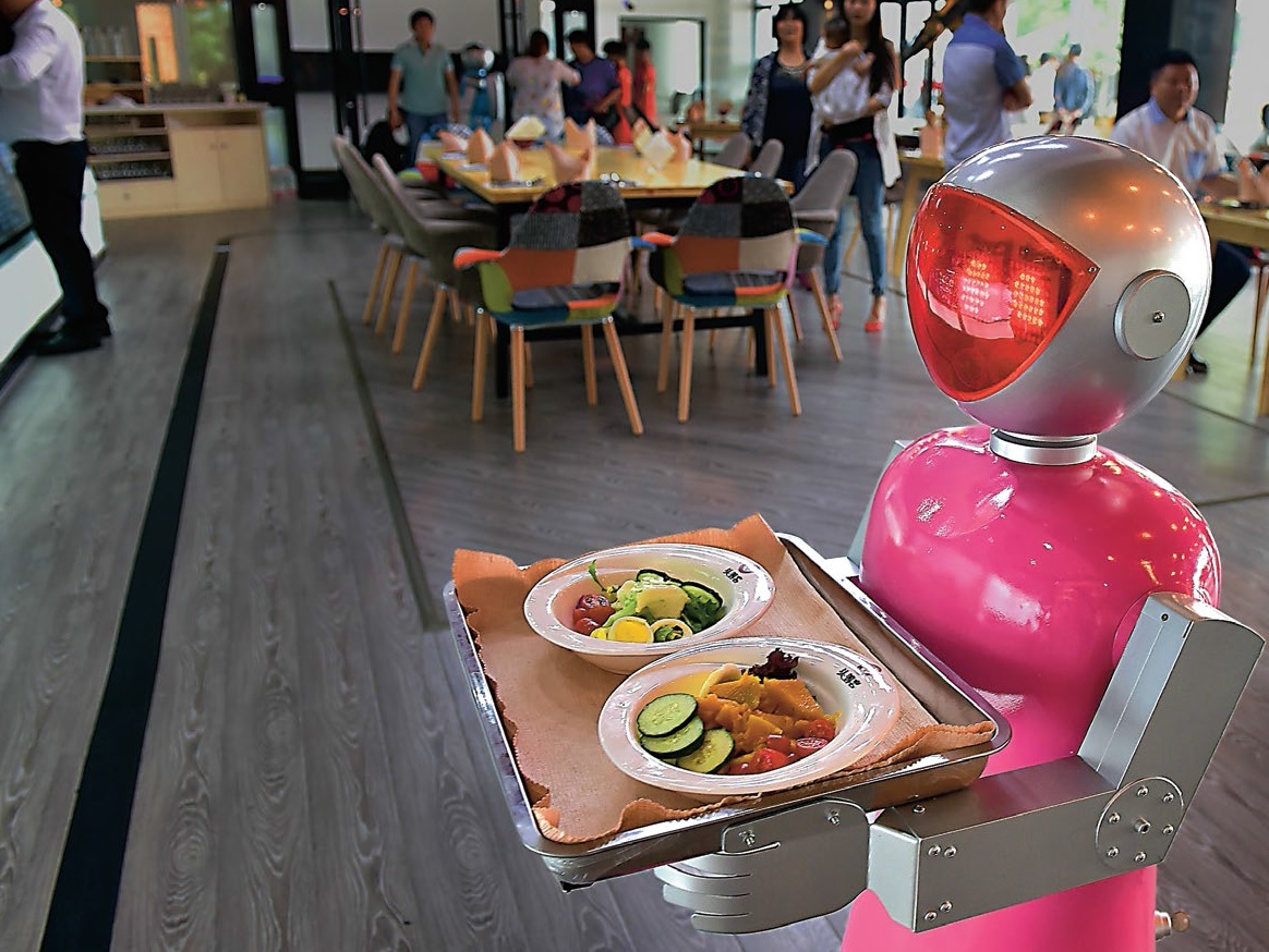 Roboty w chińskich restauracjach