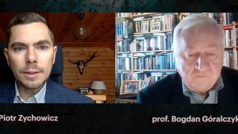 Piotr Zychowicz i prof. Bogdan Góralczyk