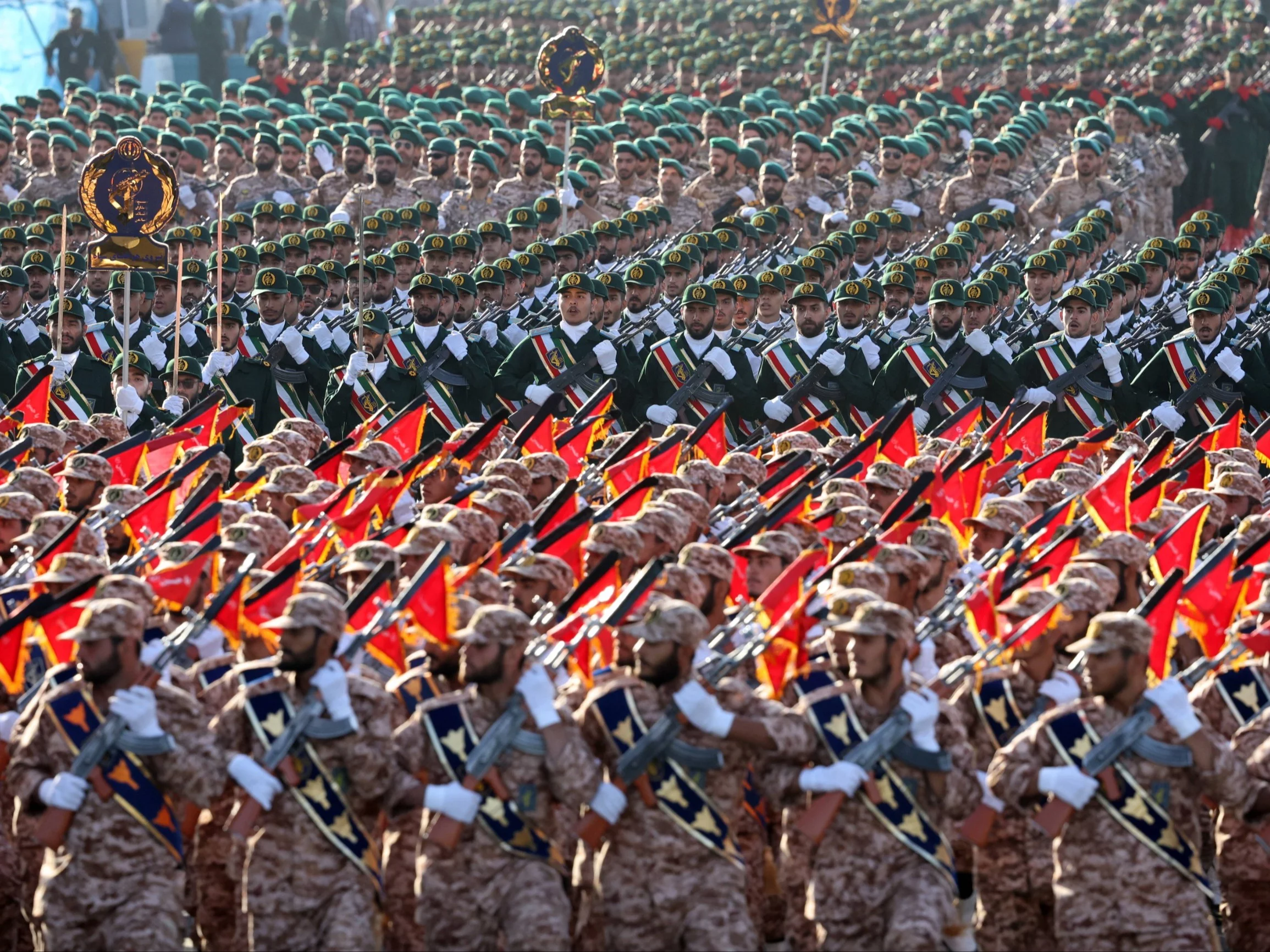 Żołnierze Korpusu Strażników Rewolucji Islamskiej (IRGC)