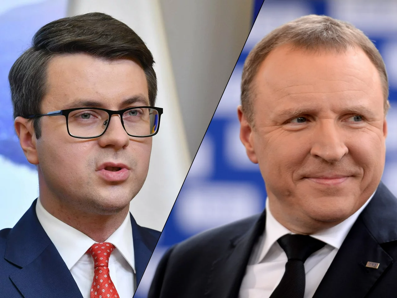 Piotr Muller i Jacek Kurski