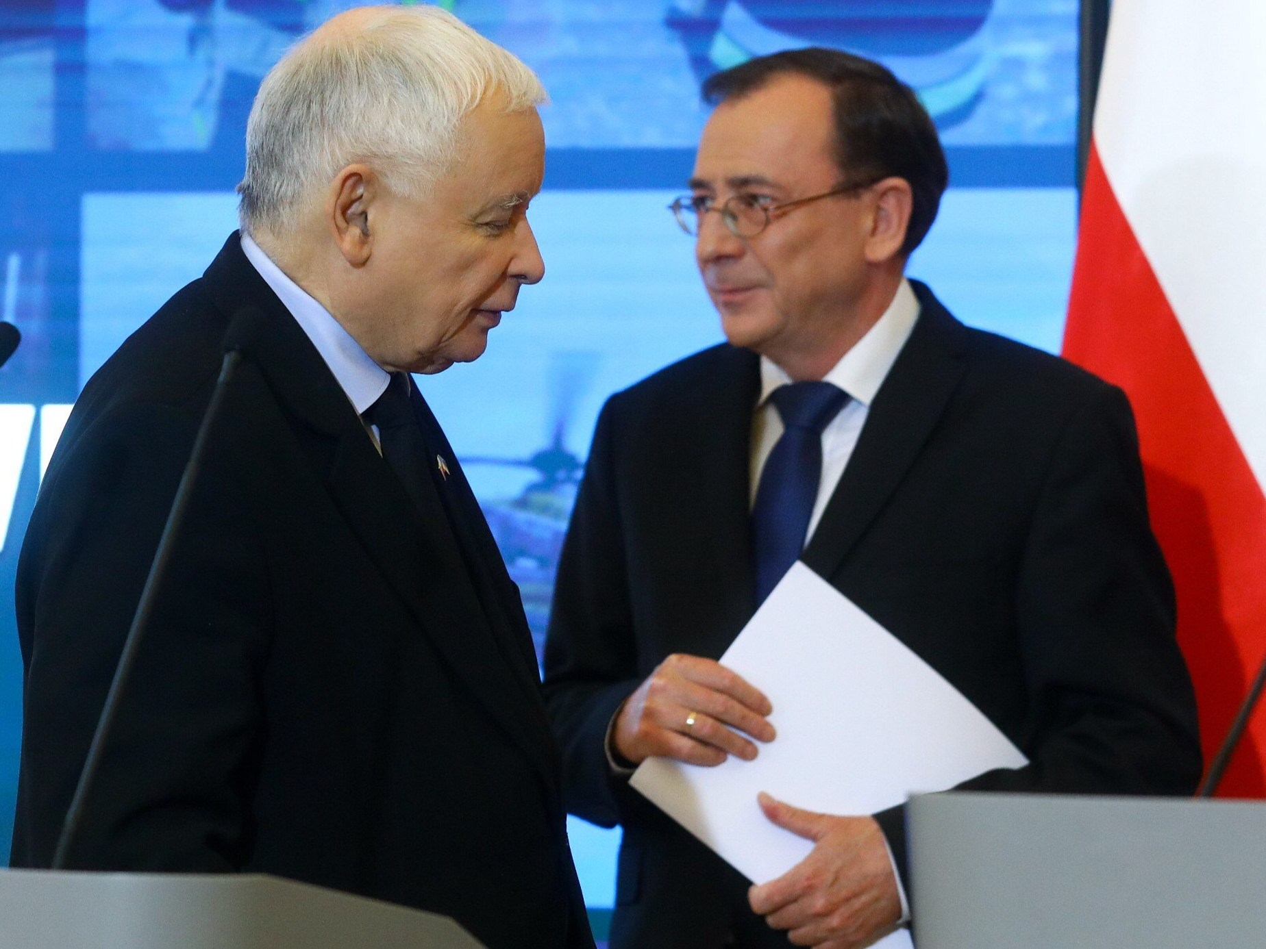 Jarosław Kaczyński i Mariusz Kamiński