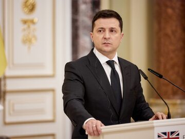 Wołodymyr Zełenski, prezydent Ukrainy