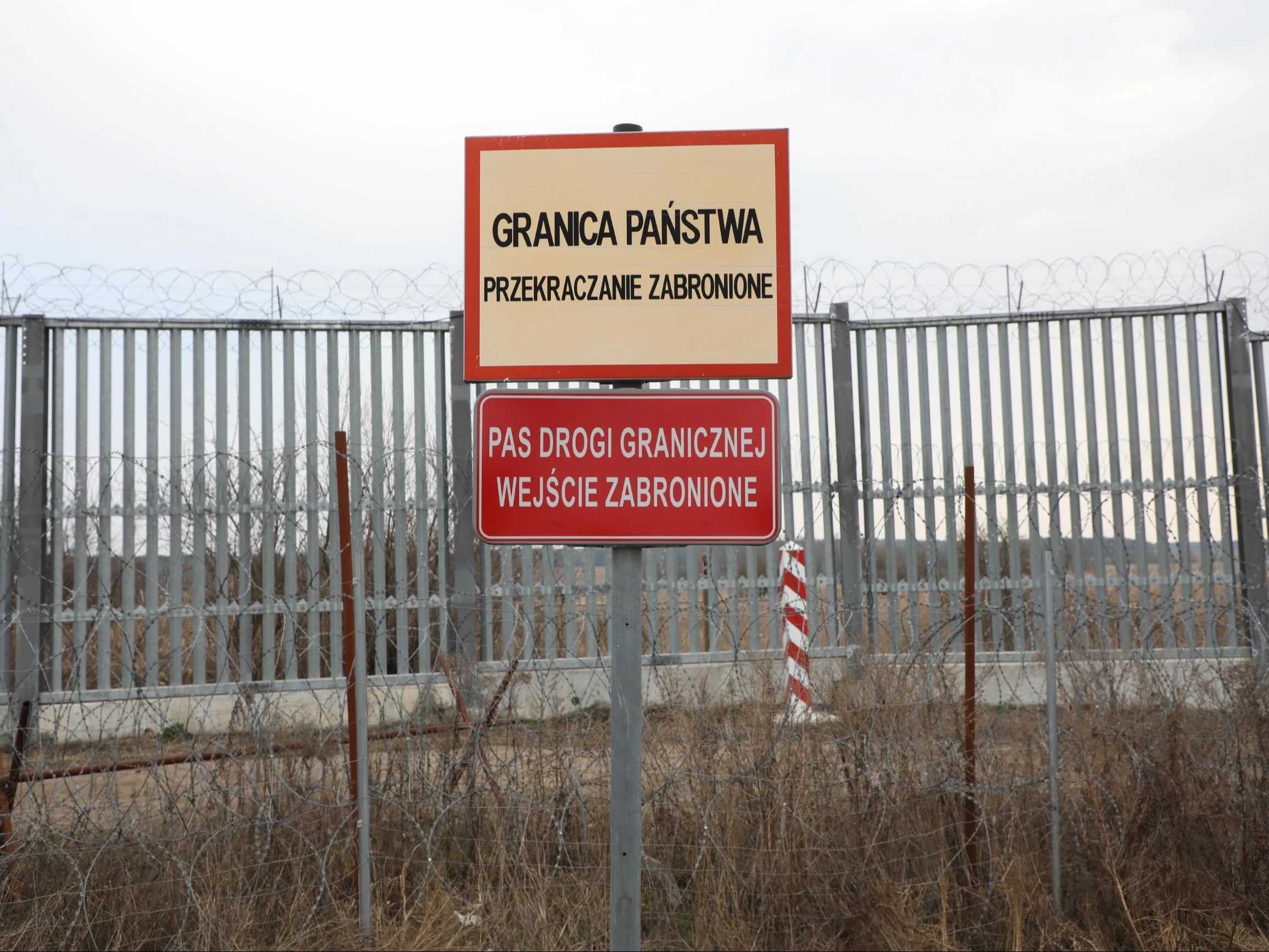 Ozierany Małe. Granica Polski z Białorusią