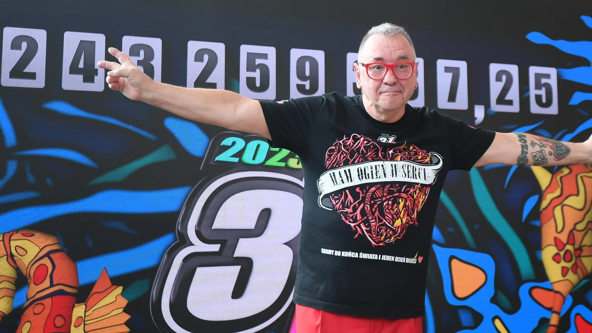 Prezes WOŚP Jerzy Owsiak