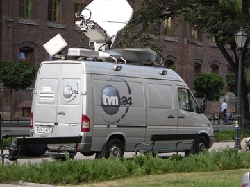 Wóz transmisyjny TVN24