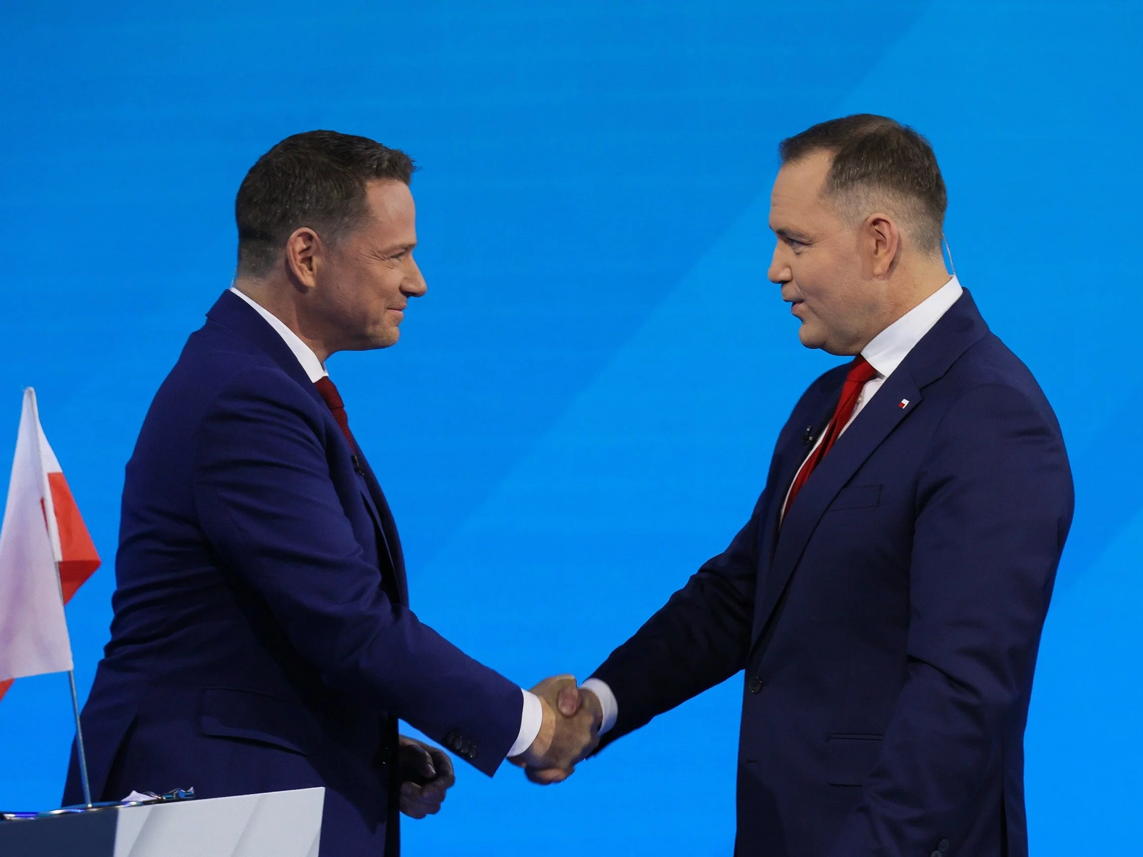 Rafał Trzaskowski i Karol Nawrocki. Debata