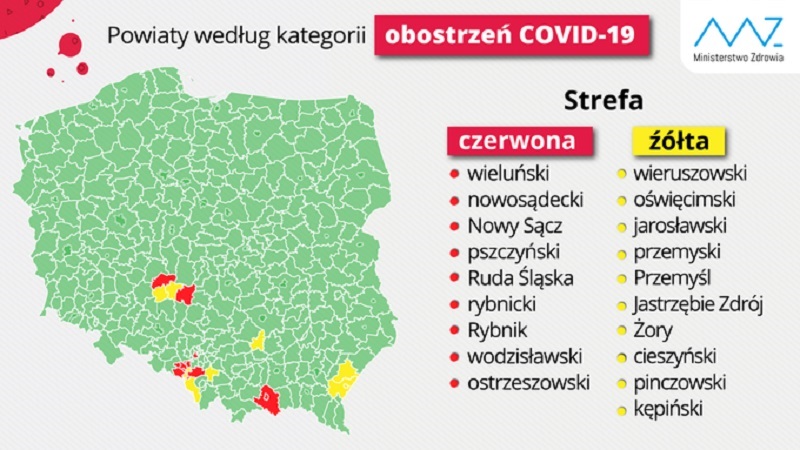 Mapa obostrzeń