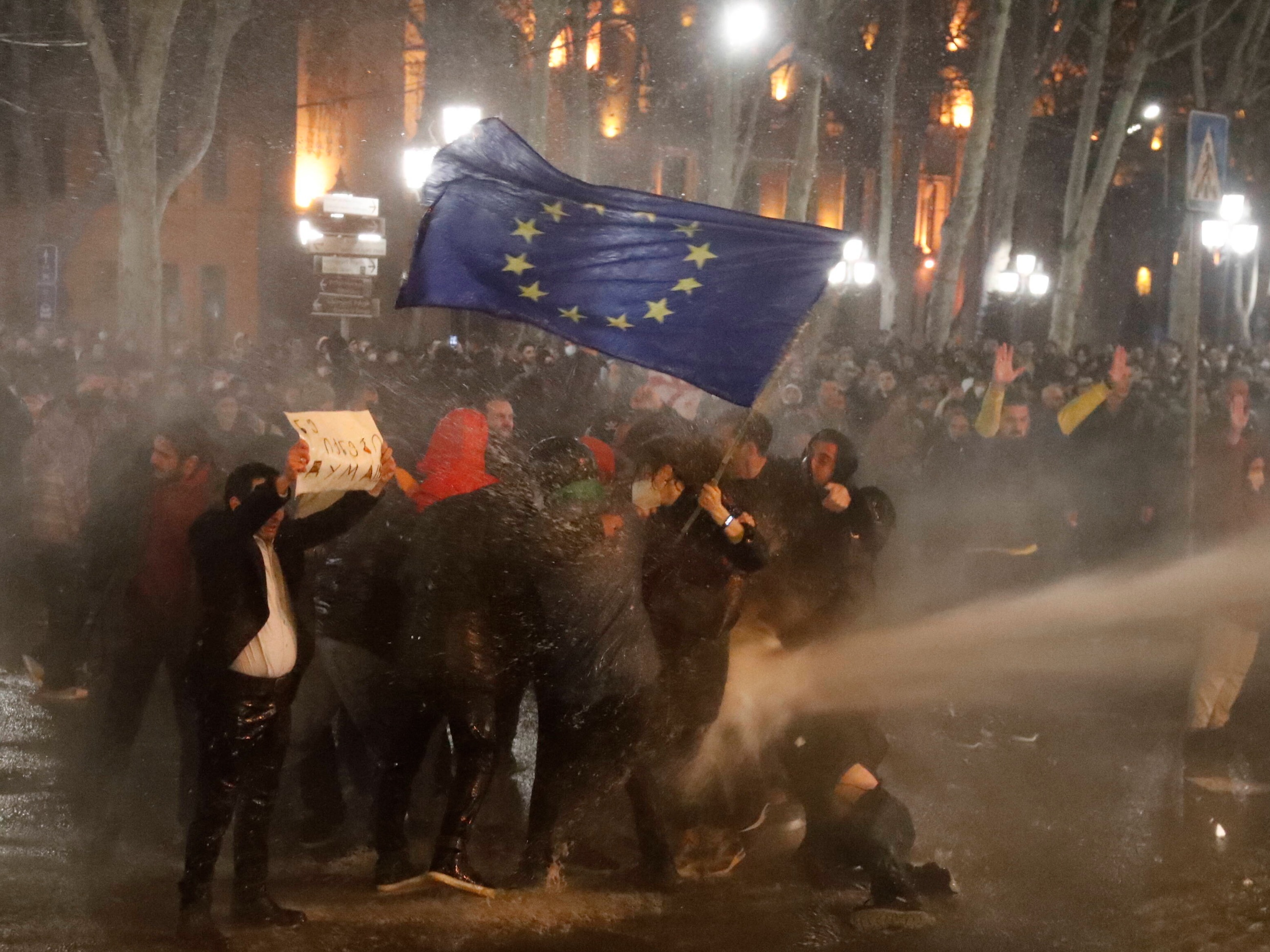 Protest w Tbilisi