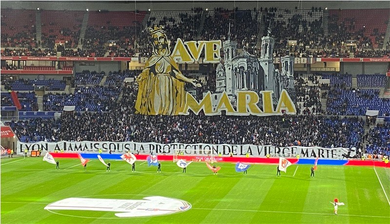 Oprawa kibiców Olympique Lyon