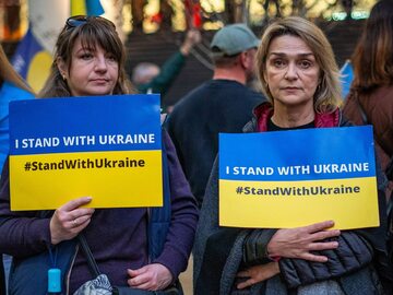 Wsparcie dla Ukrainy. Zdj. ilustracyjne