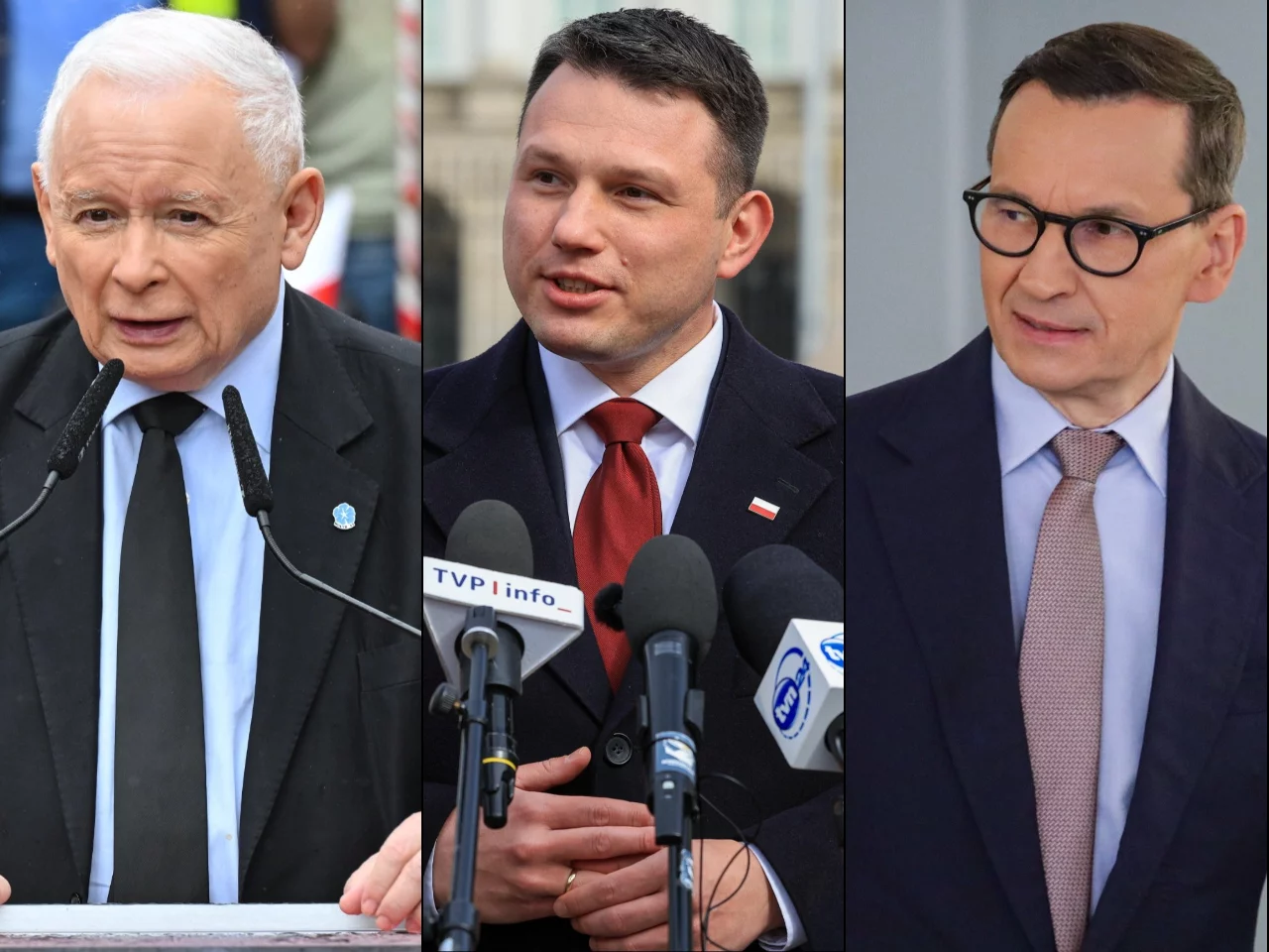 Kaczyński, Mentzen, Morawiecki