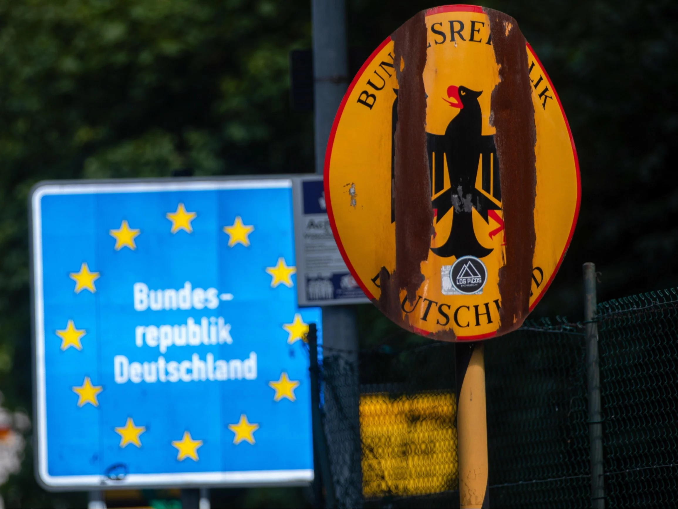 Porajów (gm. Bogatynia, pow. zgorzelecki). Granica polsko-niemiecka na Nysie Łużyckiej