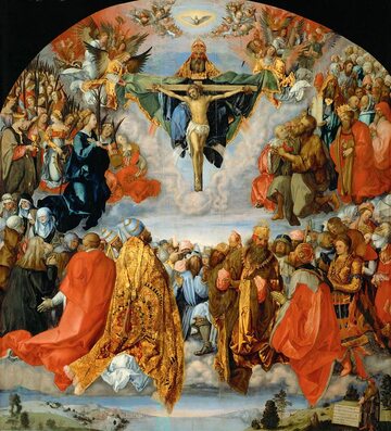 Wszyscy święci, obraz pędzla Albrechta Dürera z ołtarza w Landau z 1511 roku