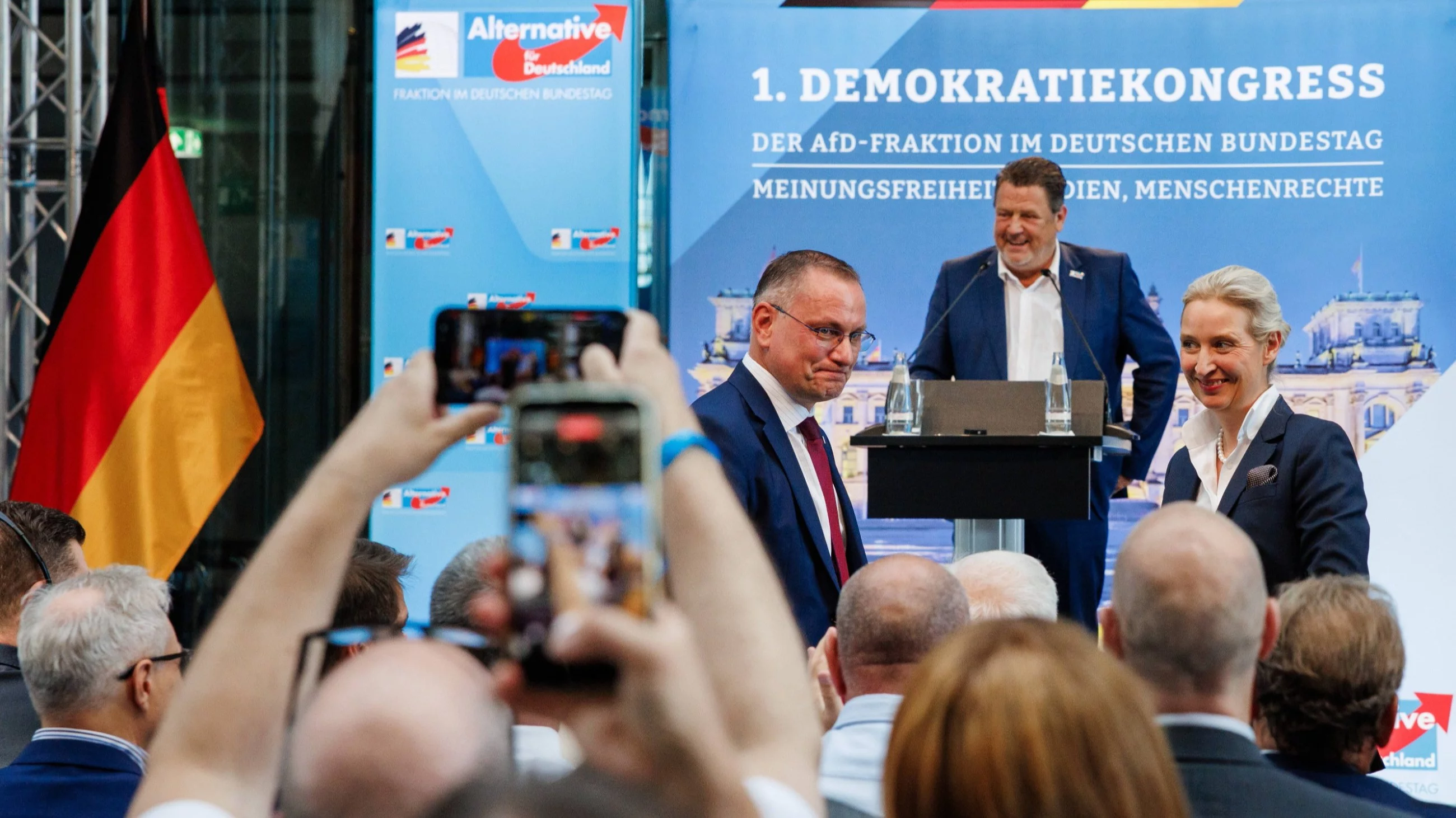 Politycy na kongresie AfD
