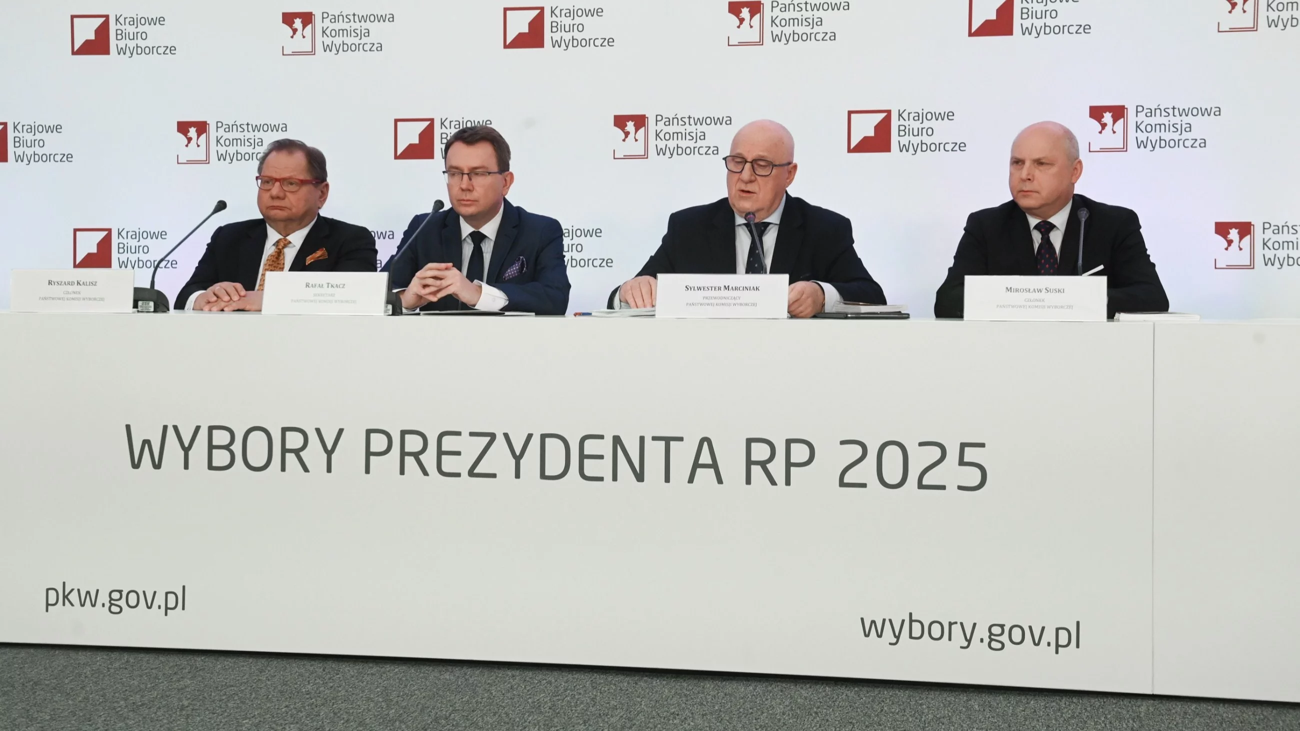 Wybory prezydenckie 2025. Pierwsza konferencja PKW