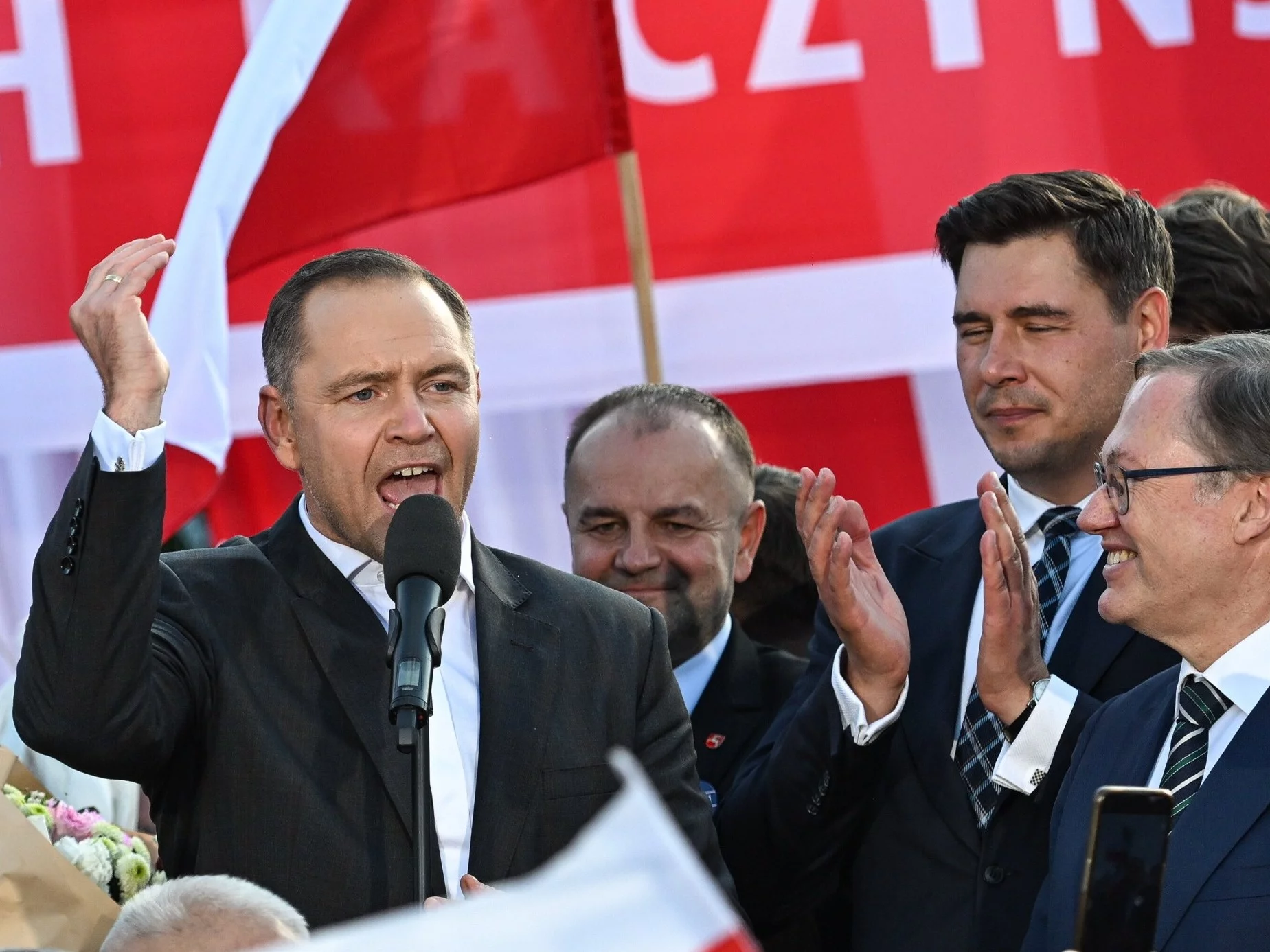 Karol Nawrocki w Białej Podlaskiej