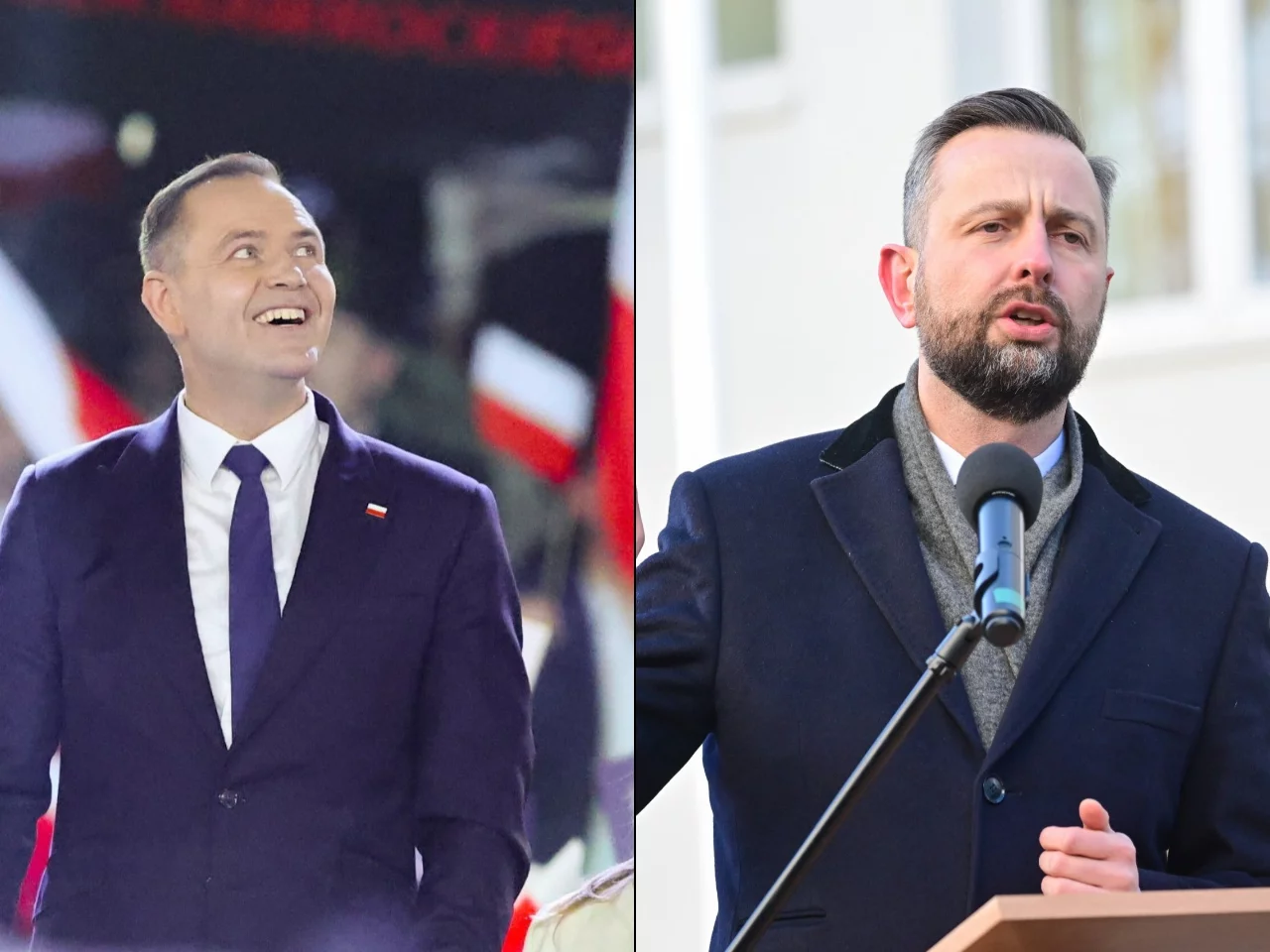 Karol Nawrocki i Władysław Kosiniak-Kamysz