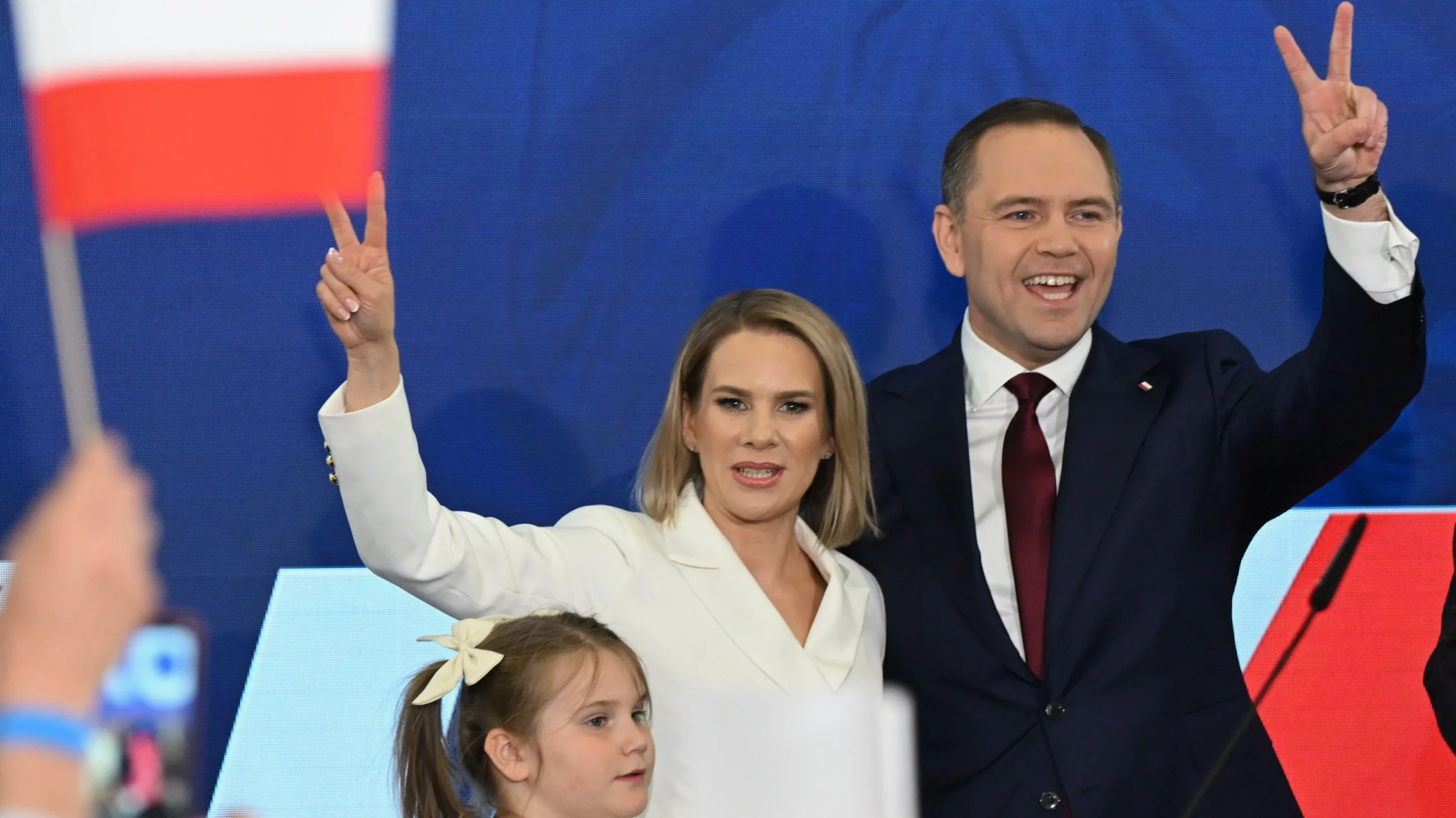Wybory prezydenckie 2025. Karol Nawrocki z rodziną