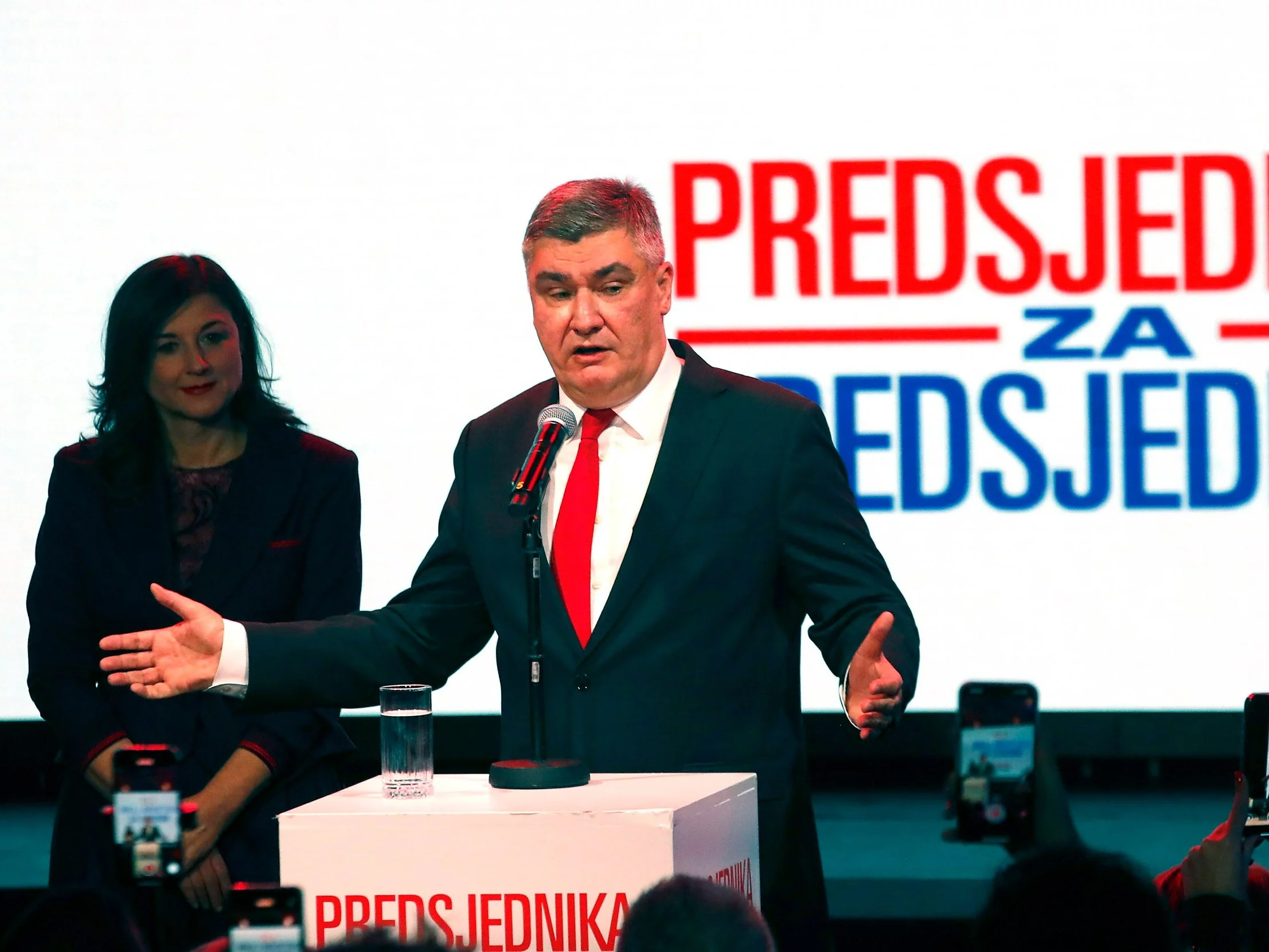 Ubiegający się o reelekcję prezydent Chorwacji Zoran Milanović