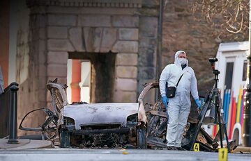 Wybuch samochodu pułapki w Derry 20 stycznia 2019 r.
