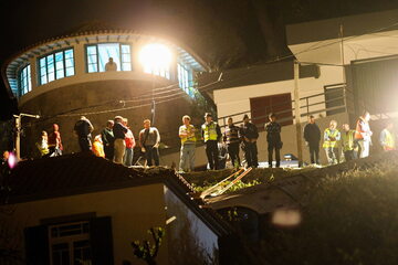 Wypadek autobusu turystycznego na Maderze