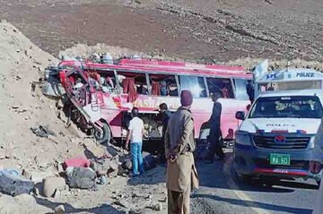 Wypadek autobusu w Pakistanie