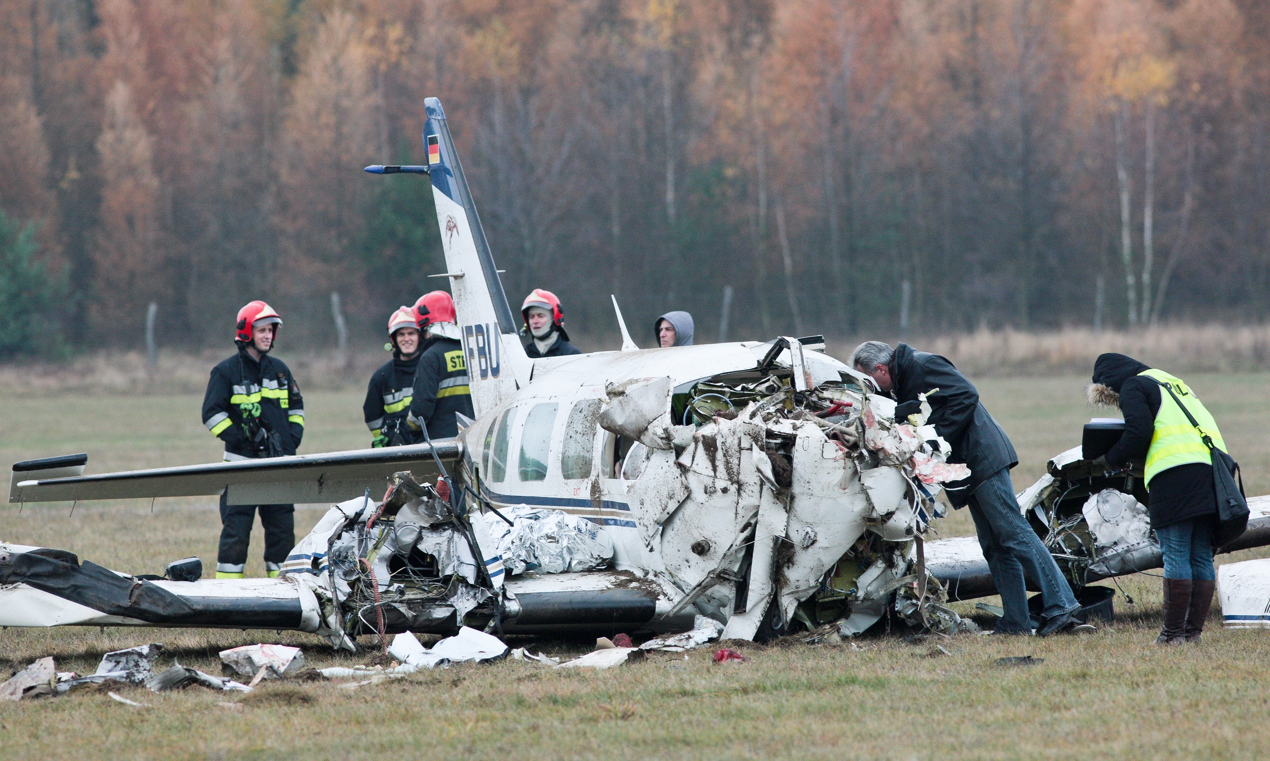 Na lotnisku w Przylepie rozbił się samolot Cessna, zginął pilot