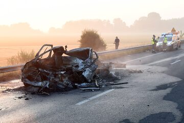 Wypadek w Calais