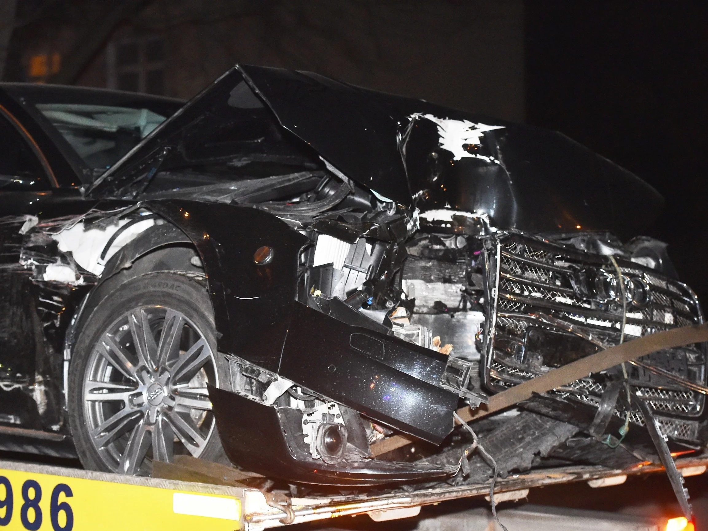 Samochód, którym jechała premier Beata Szydło