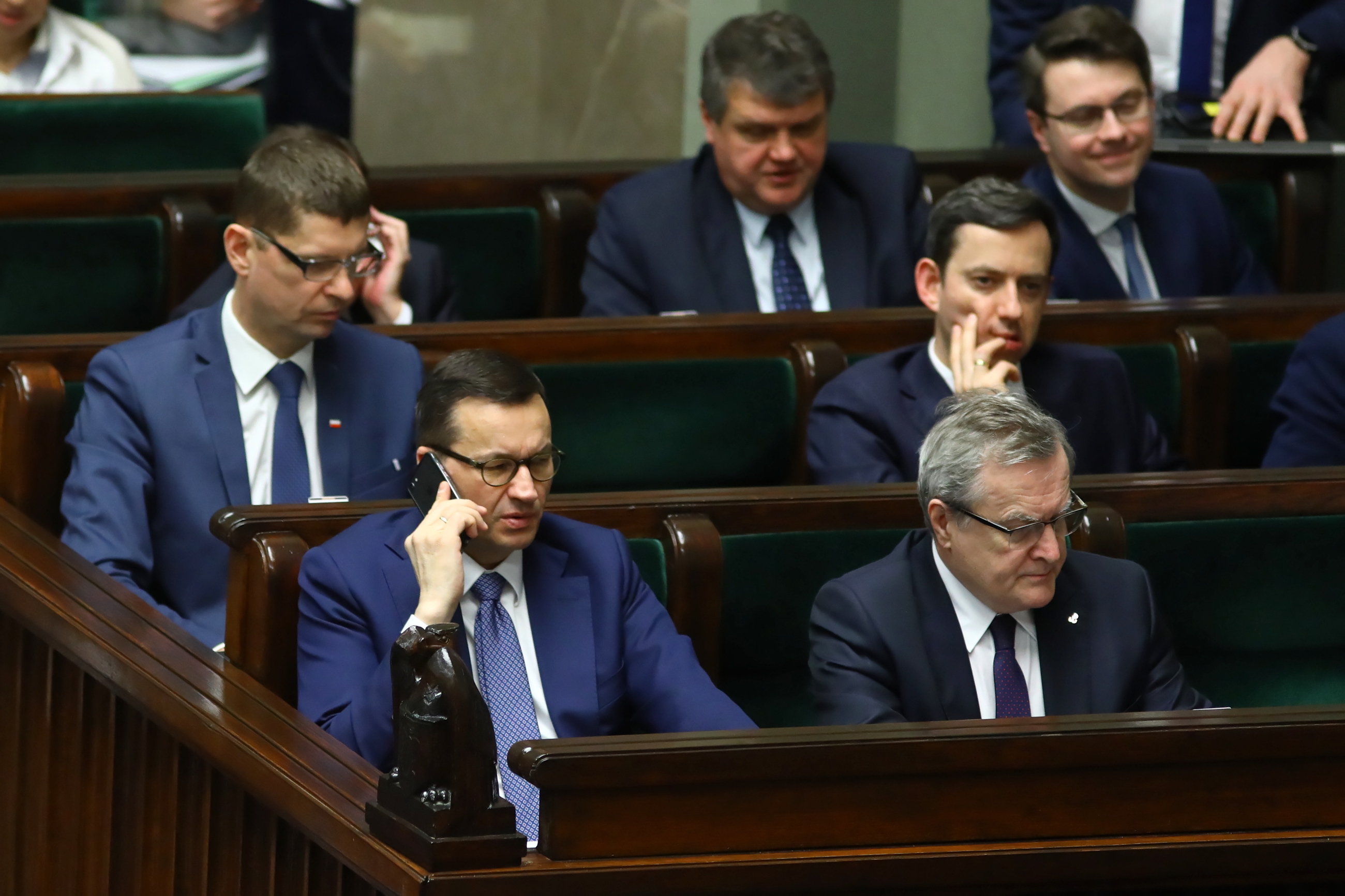 Mateusz Morawiecki, Piotr Gliński, Dariusz Piontkowski, Marcin Ociepa