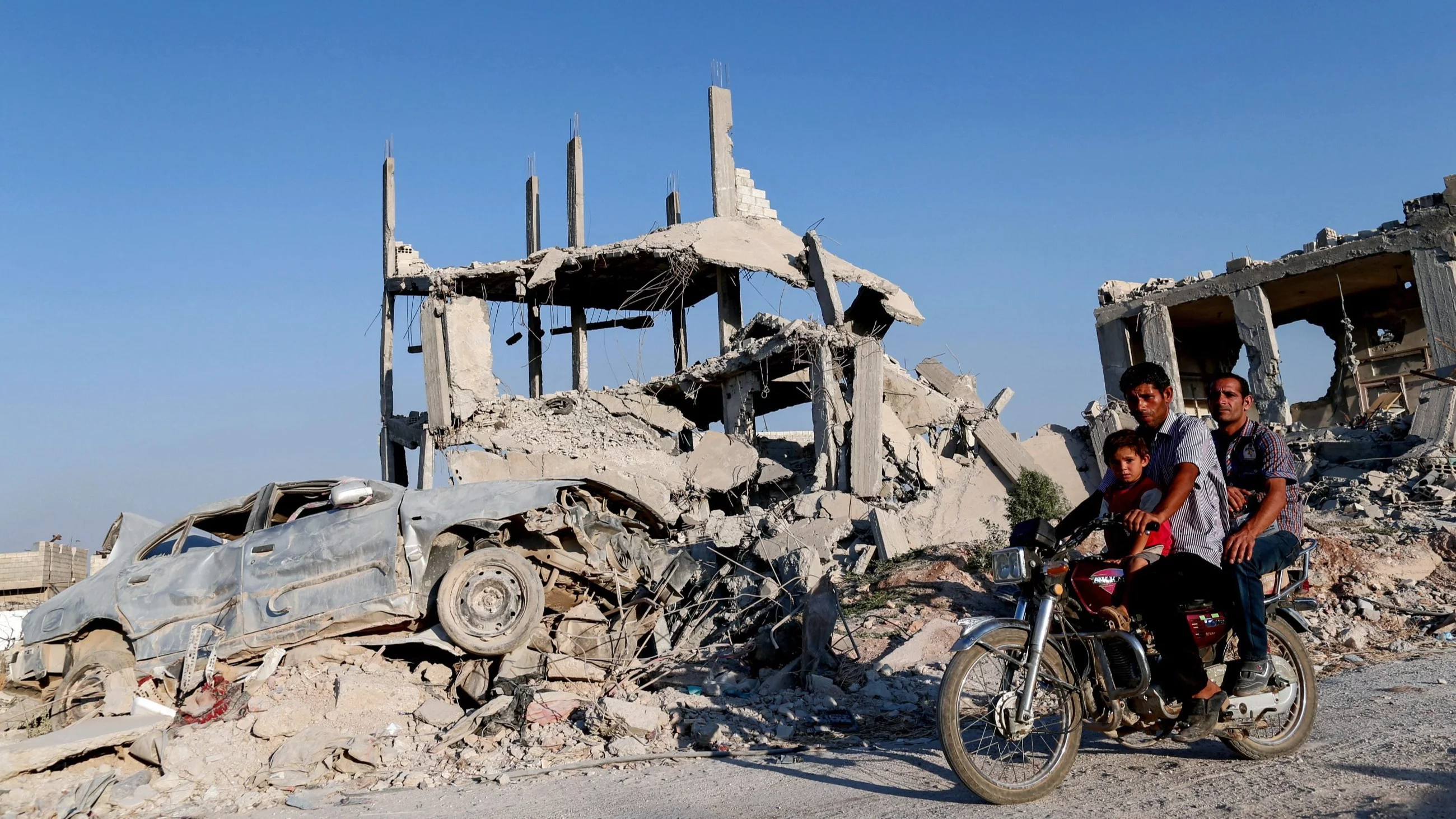 Zniszczenia w Kobane