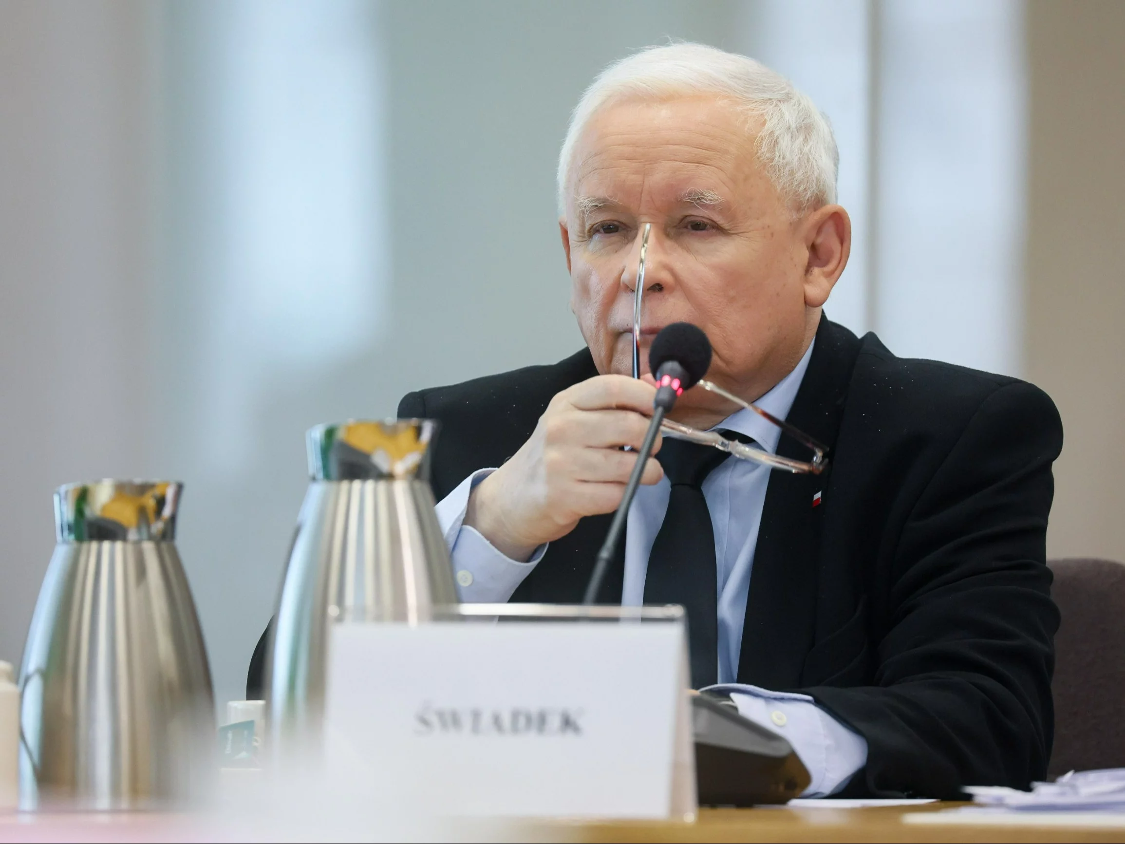 Prezes PiS Jarosław Kaczyński