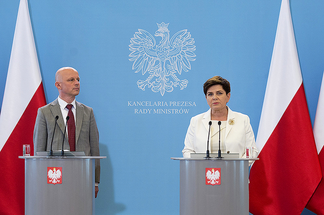 Paweł Szałamacha i Beata Szydło