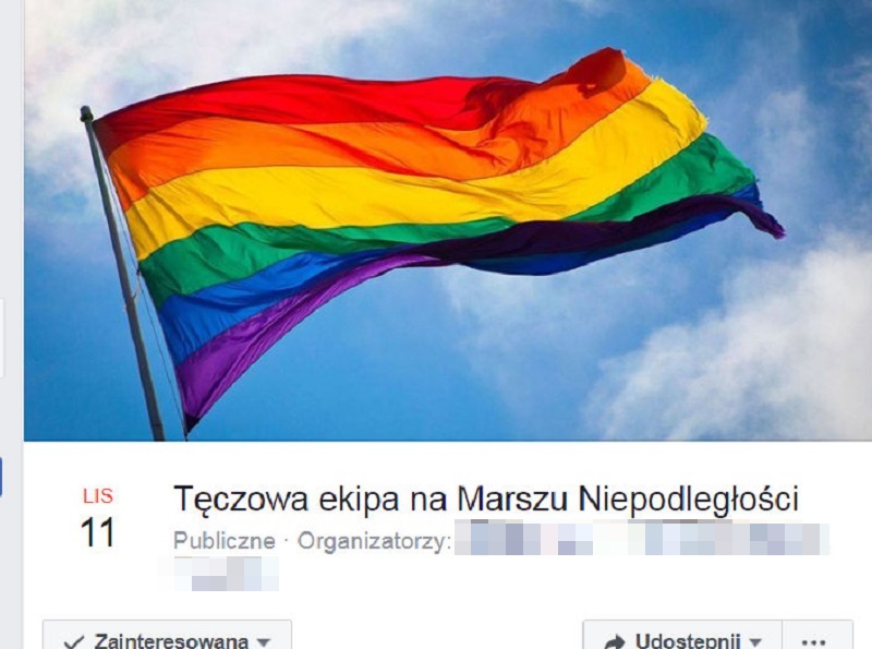 Tęczowa ekipa na Marszu Niepodległości