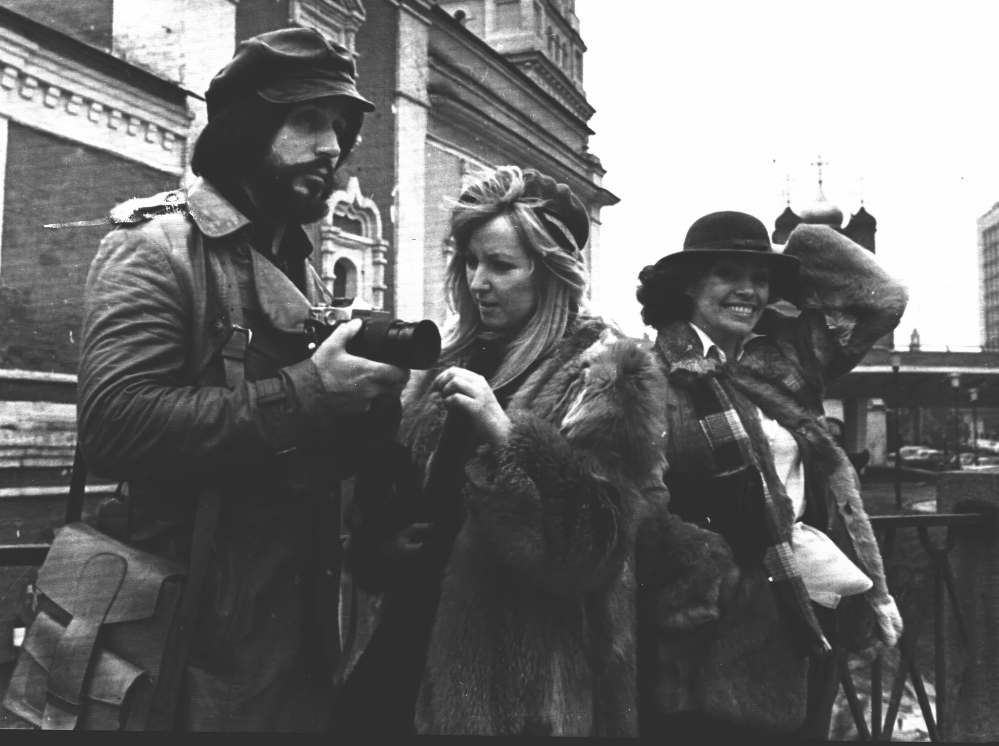 Czesław Niemen, Maryla Rodowicz i Zdzisława Sośnicka zwiedzają Moskwę