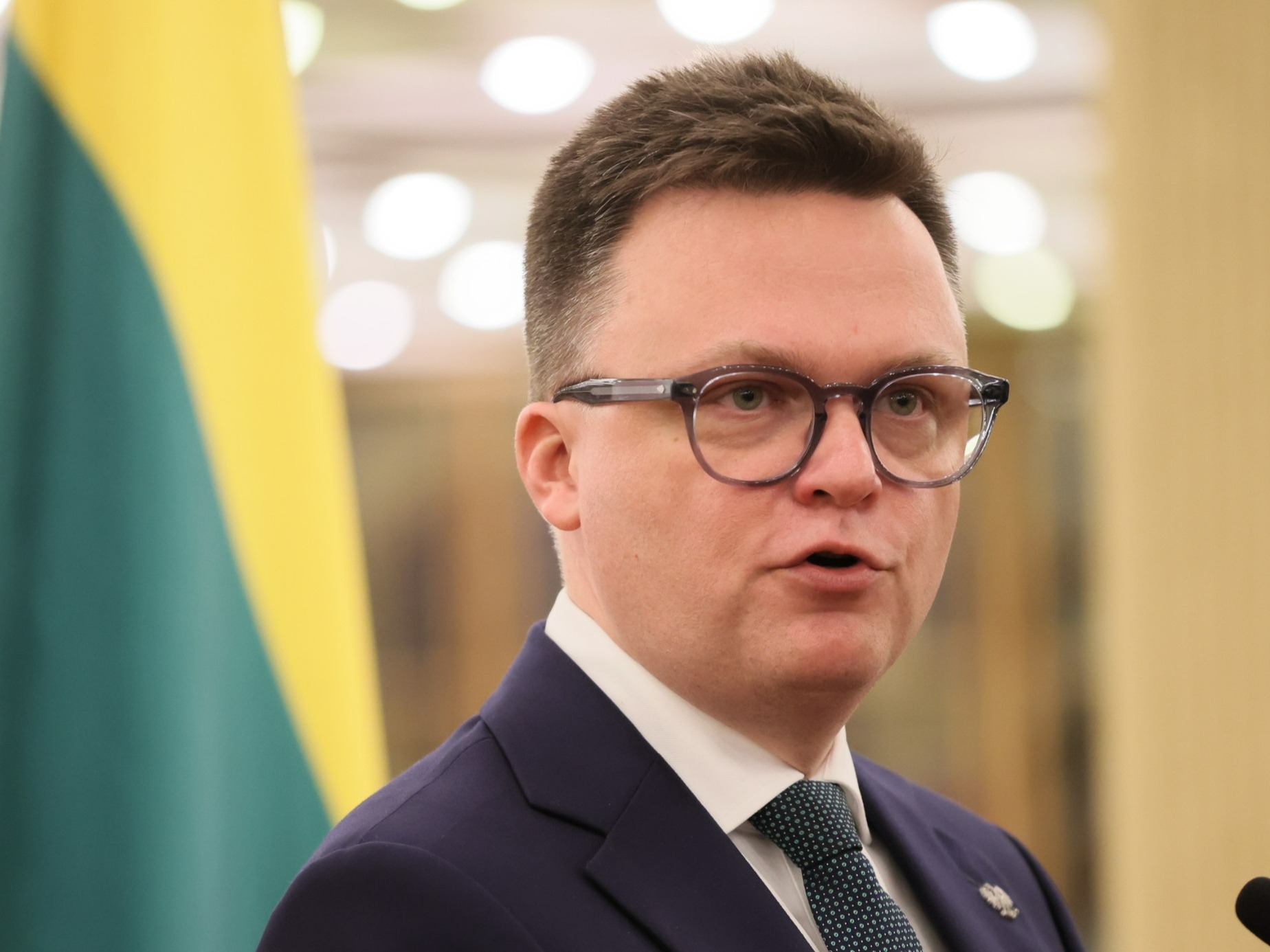 Marszałek Sejmu Szymon Hołownia