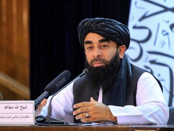 Zabiullah Mujahid, rzecznik rządu talibów