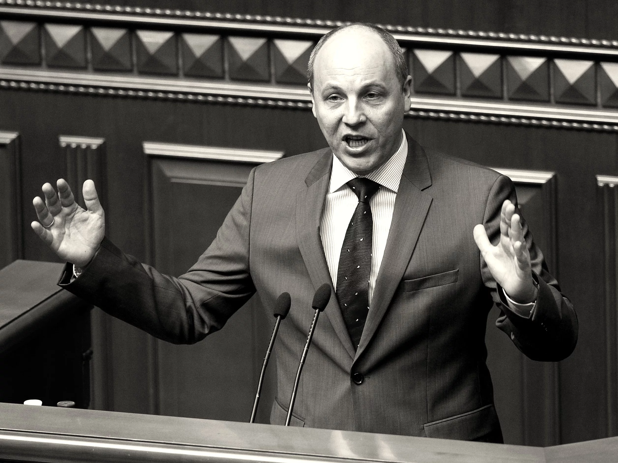 Zabójca Parubija przemówił
