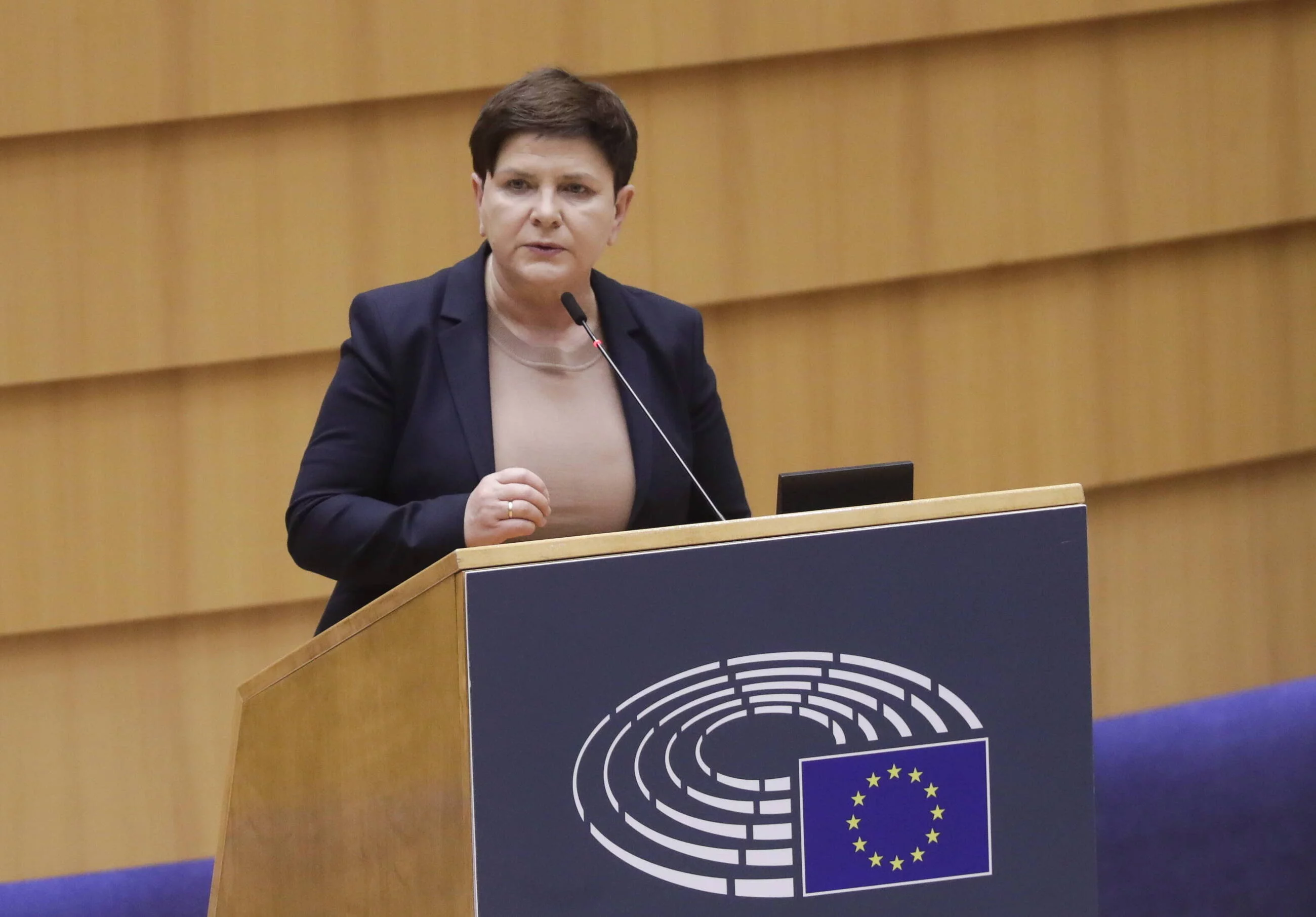 Beata Szydło (PiS) w Parlamencie Europejskim