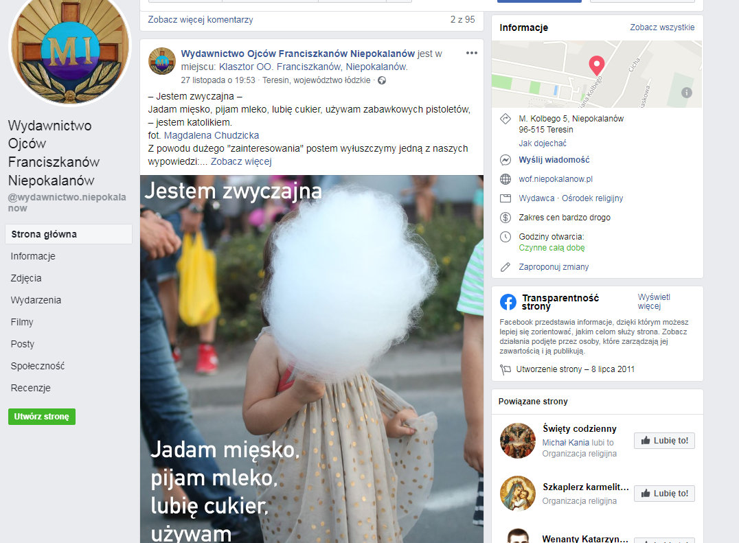 Wydawnictwo nie ustaje w swojej specyficznej działalności w mediach społecznościowych.