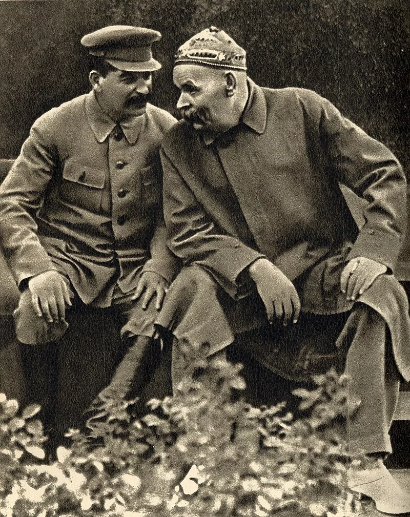 Maksim Gorki ze Stalinem, 1931 r.