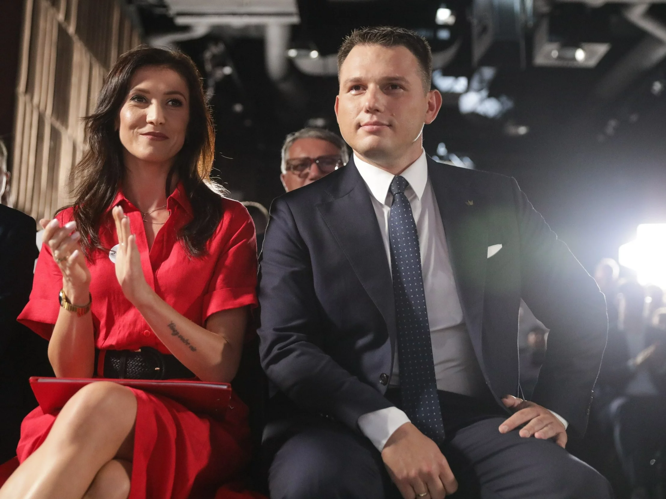 Ewa Zajączkowska-Hernik i Sławomir Mentzen